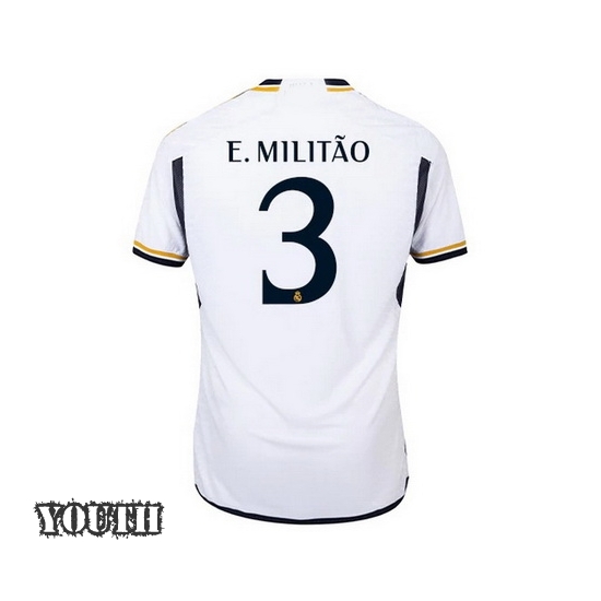 2023/2024 Youth Eder Militao Home #3 Soccer Jersey