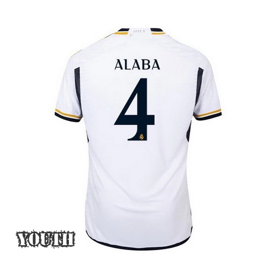 2023/2024 Youth David Alaba Home #4 Soccer Jersey