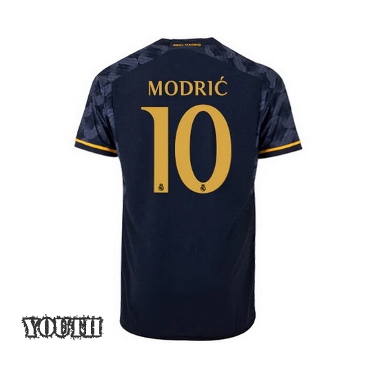 2023/2024 Luka Modric Away #10 Youth Soccer Jersey