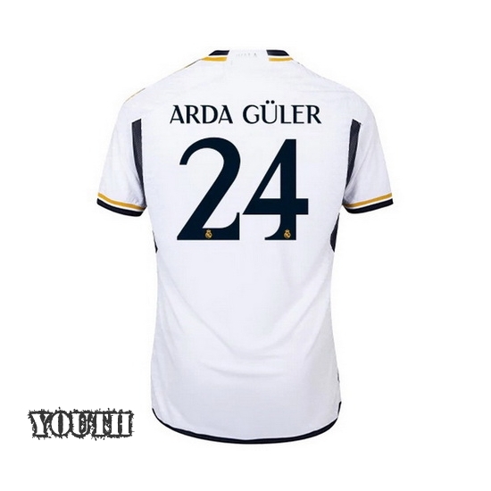 2023/2024 Youth Arda Guler Home #24 Soccer Jersey