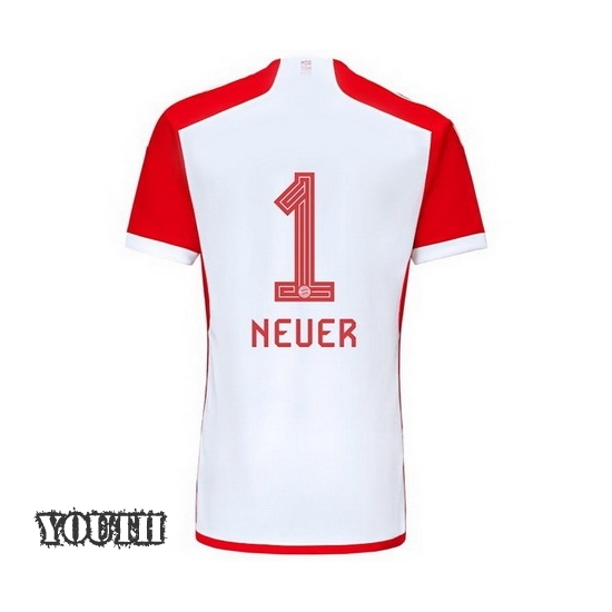 2023/2024 Youth Manuel Neuer Home #1 Soccer Jersey - Click Image to Close