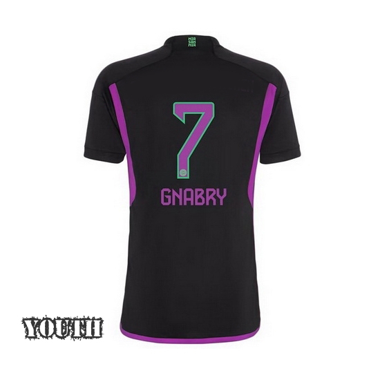 2023/2024 Serge Gnabry Away #7 Youth Soccer Jersey