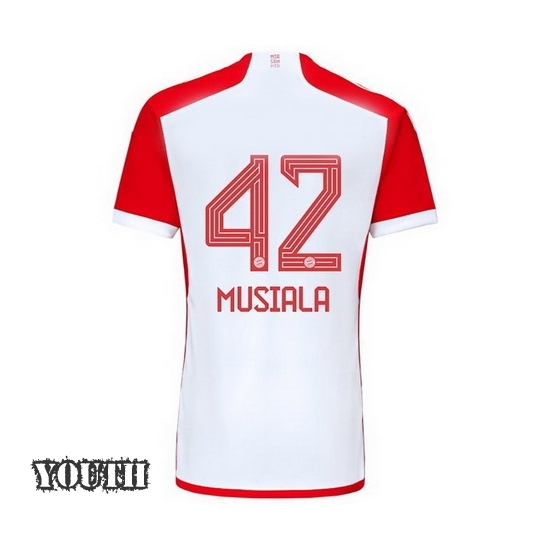 2023/2024 Youth Jamal Musiala Home #42 Soccer Jersey