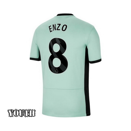 2023/2024 Youth Enzo Fernandez Third #8 Soccer Jersey
