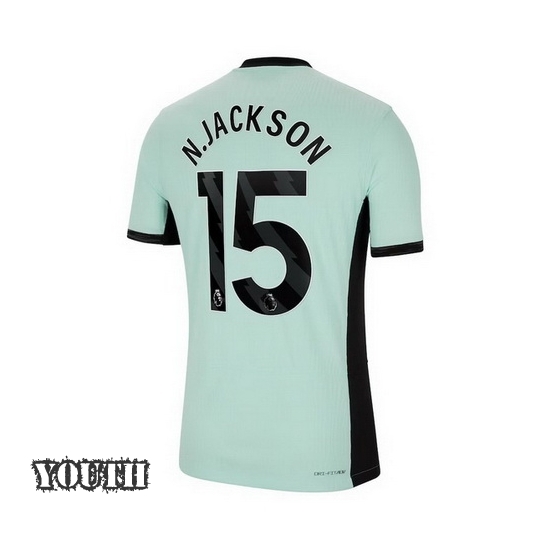 2023/2024 Youth Nicolas Jackson Third #15 Soccer Jersey