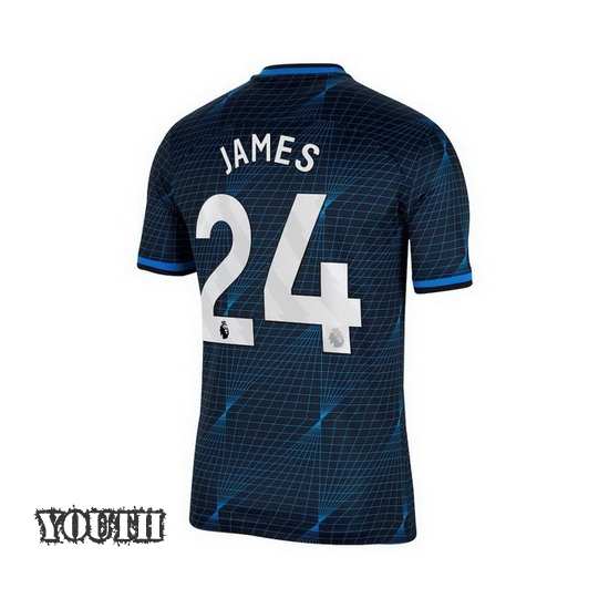 2023/2024 Reece James Away #24 Youth Soccer Jersey