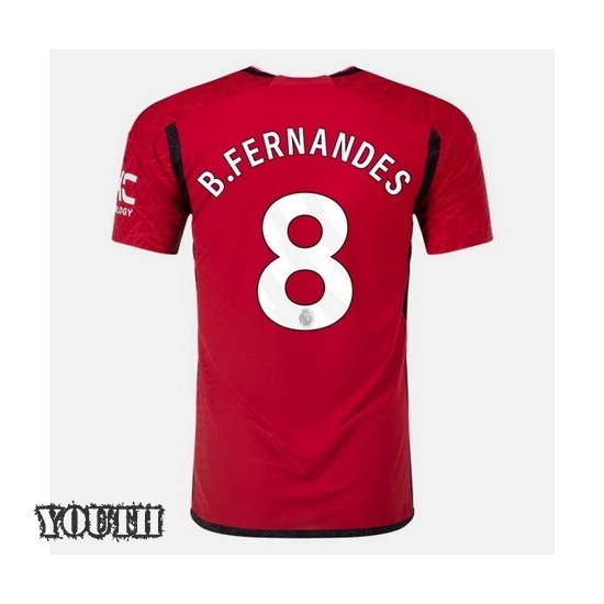 2023/2024 Youth Bruno Fernandes Home #8 Soccer Jersey