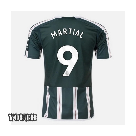 2023/2024 Anthony Martial Away #9 Youth Soccer Jersey