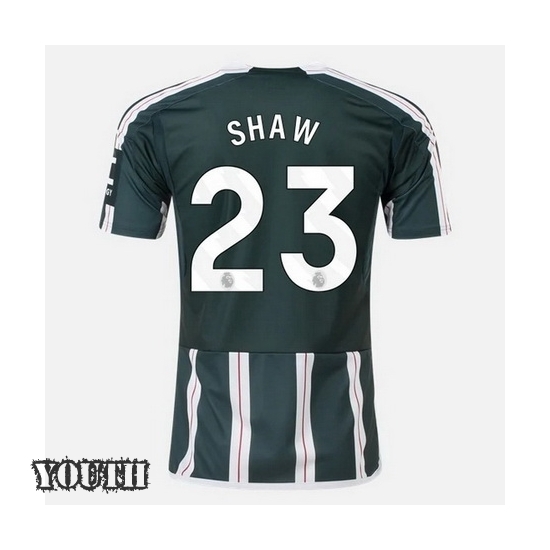 2023/2024 Luke Shaw Away #23 Youth Soccer Jersey