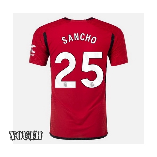 2023/2024 Youth Jadon Sancho Home #25 Soccer Jersey