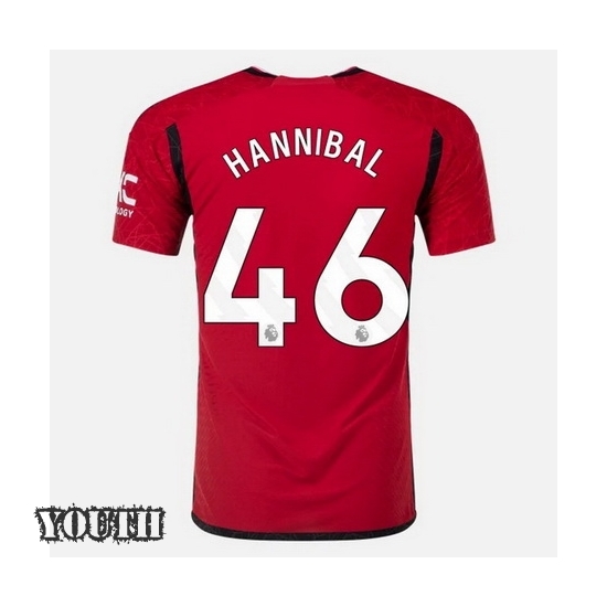 2023/2024 Youth Hannibal Mejbri Home #46 Soccer Jersey