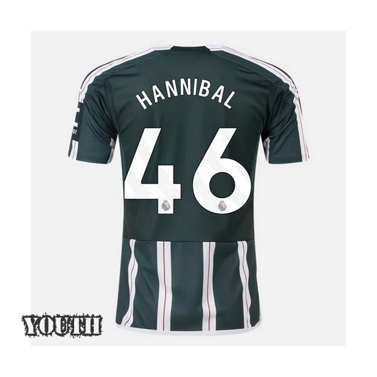 2023/2024 Hannibal Mejbri Away #46 Youth Soccer Jersey