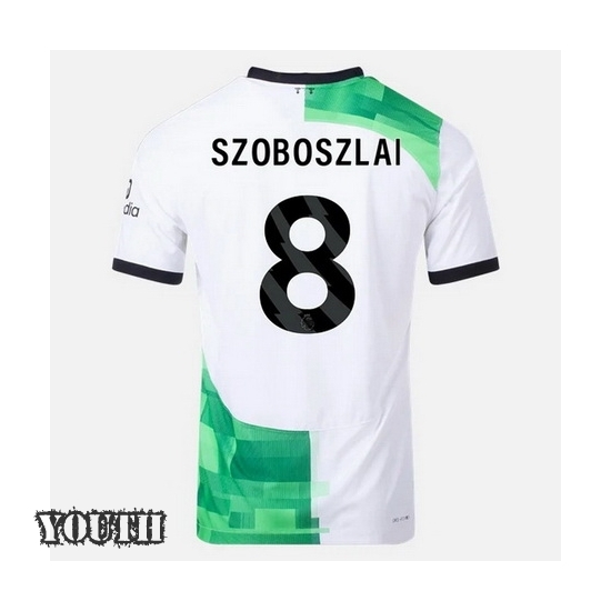 2023/2024 Dominik Szoboszlai Away #8 Youth Soccer Jersey