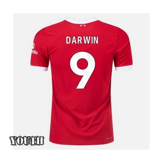 2023/2024 Youth Darwin Nunez Home #9 Soccer Jersey - Click Image to Close