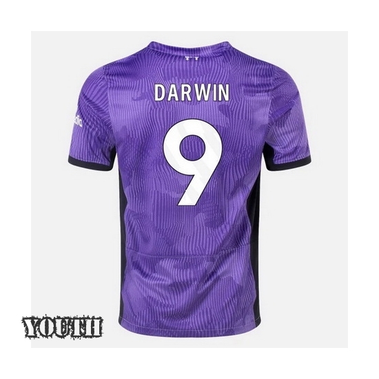 2023/2024 Youth Darwin Nunez Third #9 Soccer Jersey