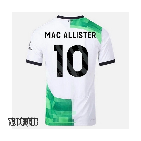 2023/2024 Alexis Mac Allister Away #10 Youth Soccer Jersey
