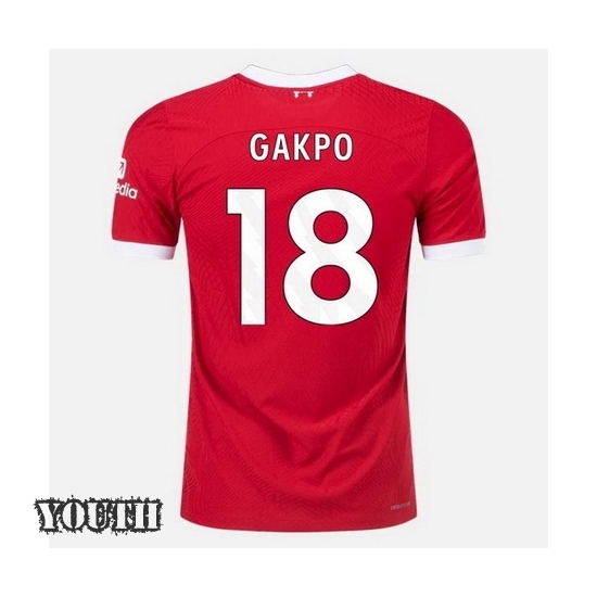 2023/2024 Youth Cody Gakpo Home #18 Soccer Jersey