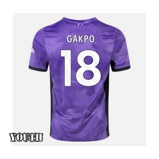 2023/2024 Youth Cody Gakpo Third #18 Soccer Jersey