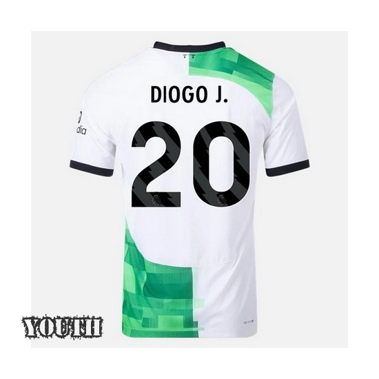 2023/2024 Diogo Jota Away #20 Youth Soccer Jersey