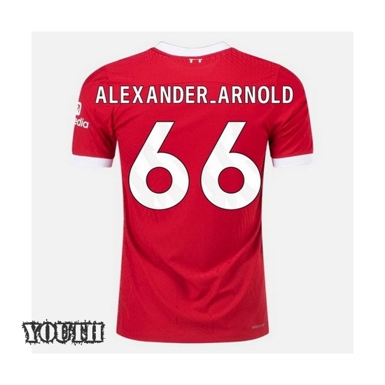 2023/2024 Youth Trent Alexander-Arnold Home #66 Soccer Jersey - Click Image to Close