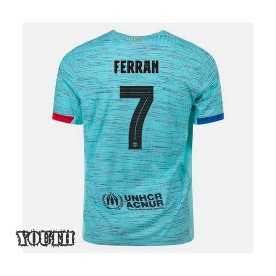 2023/2024 Youth Ferran Torres Third #7 Soccer Jersey