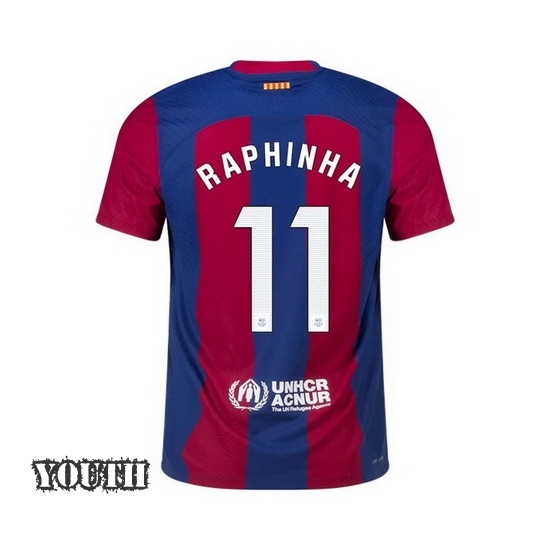2023/2024 Youth Raphinha Home #11 Soccer Jersey