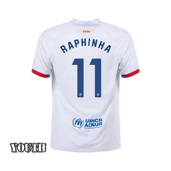 2023/2024 Raphinha Away #11 Youth Soccer Jersey