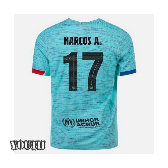 2023/2024 Youth Marcos Alonso Third #17 Soccer Jersey