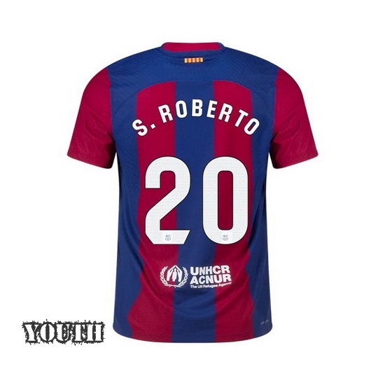 2023/2024 Youth Sergi Roberto Home #20 Soccer Jersey
