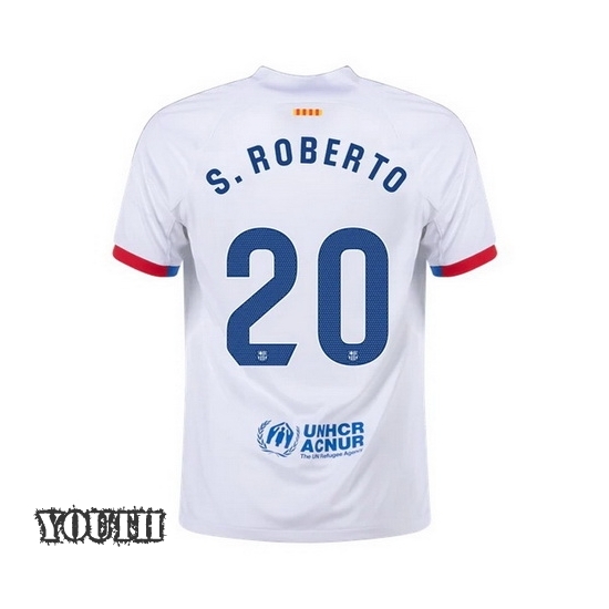 2023/2024 Sergi Roberto Away #20 Youth Soccer Jersey