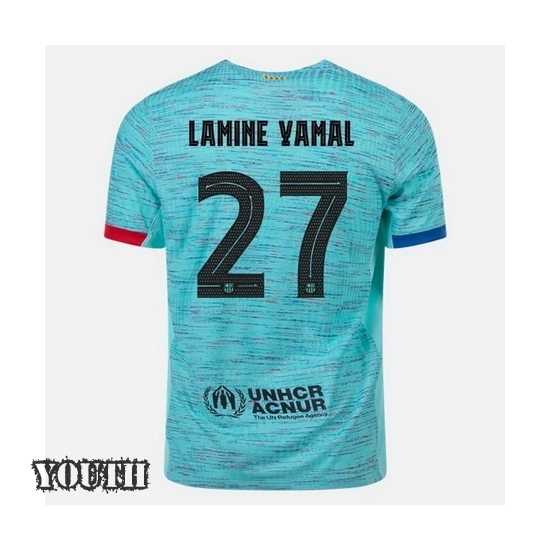 2023/2024 Youth Lamine Yamal Third #27 Soccer Jersey