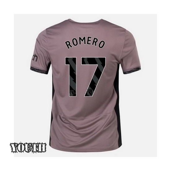 2023/2024 Youth Cristian Romero Third #17 Soccer Jersey