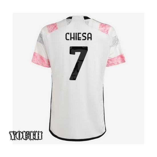 2023/2024 Federico Chiesa Away #7 Youth Soccer Jersey