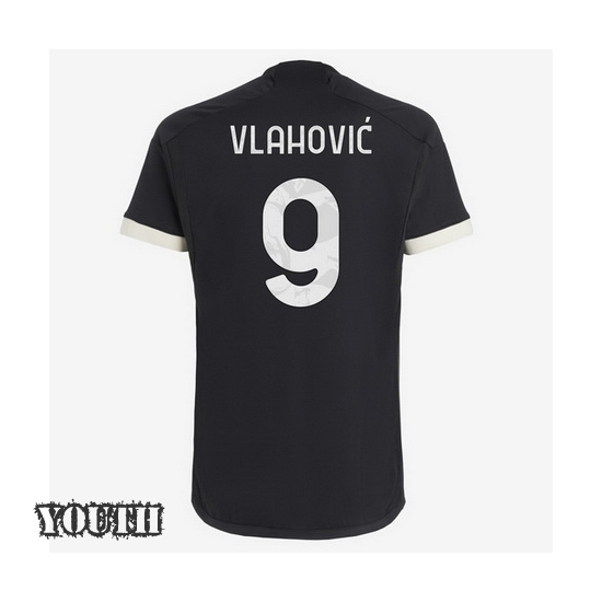 2023/2024 Youth Dusan Vlahovic Third #9 Soccer Jersey