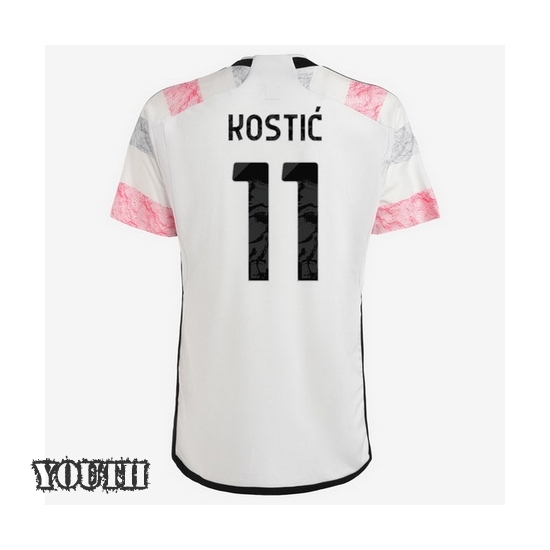 2023/2024 Filip Kostic Away #11 Youth Soccer Jersey