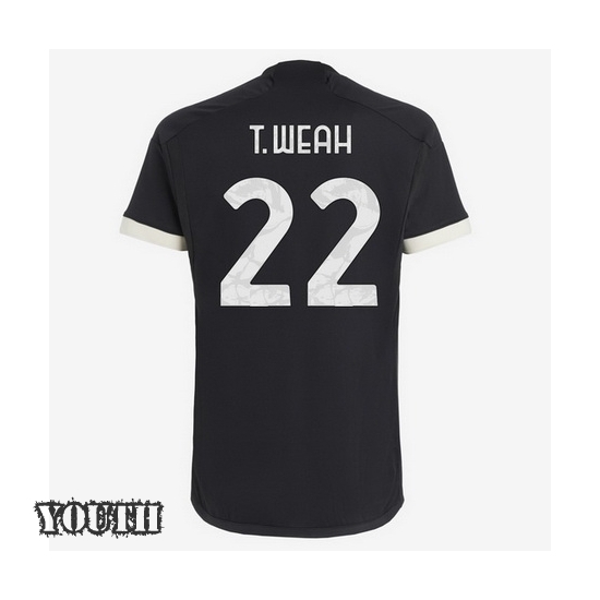 2023/2024 Youth Timothy Weah Third #22 Soccer Jersey