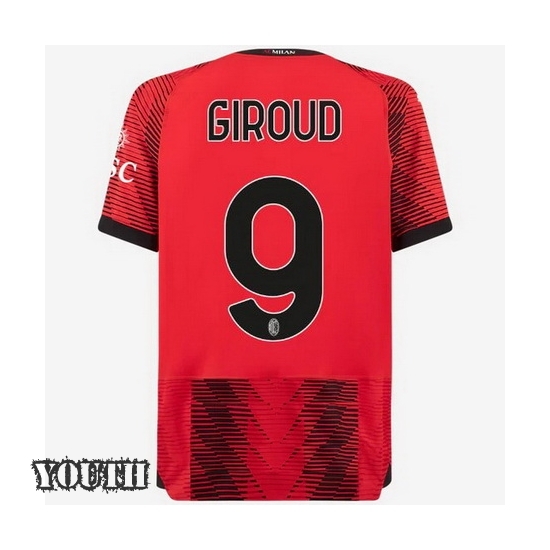 2023/2024 Youth Olivier Giroud Home #9 Soccer Jersey