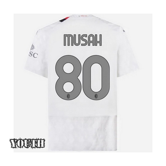 2023/2024 Yunus Musah Away #80 Youth Soccer Jersey