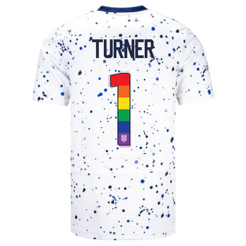 USA Matt Turner 2023/24 Home Men's Jersey Rainbow Number