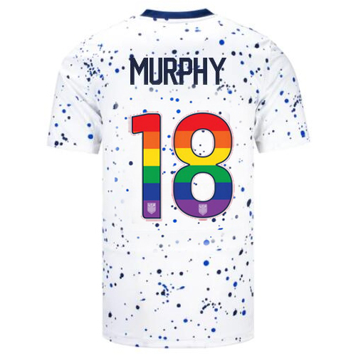 USA Casey Murphy 2023/24 Home Men's Jersey Rainbow Number