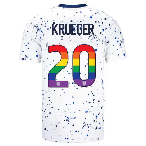 USA Casey Krueger 2023/24 Home Men's Jersey Rainbow Number