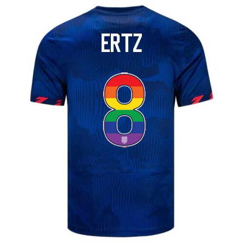 USA Julie Ertz 2023/24 Away Men's Jersey Rainbow Number