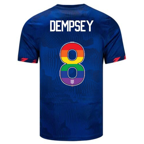 USA Clint Dempsey 2023/24 Away Men's Jersey Rainbow Number
