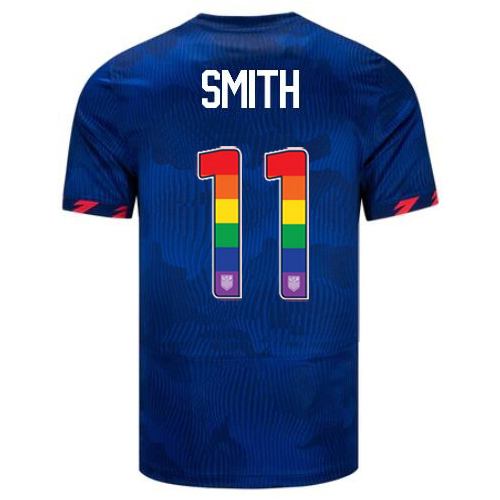 USA Sophia Smith 2023/24 Away Men's Jersey Rainbow Number
