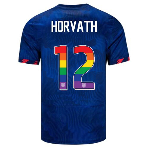 USA Ethan Horvath 2023/24 Away Men's Jersey Rainbow Number