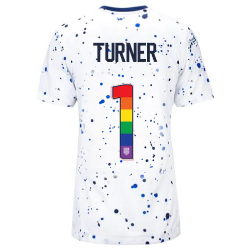 USA Matt Turner 2023/24 Home Women's Jersey Rainbow Number