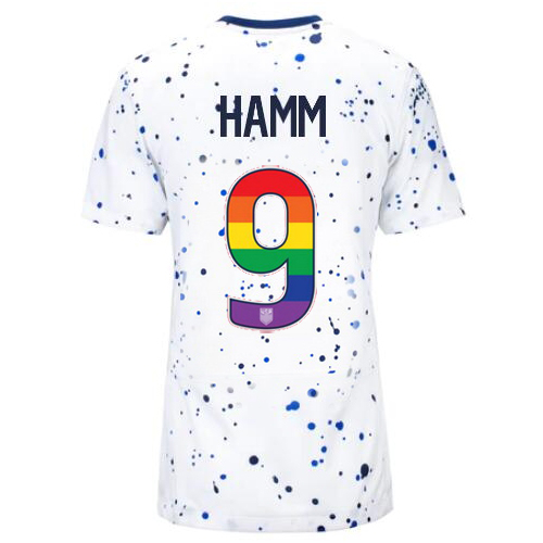 USA Mia Hamm 2023/24 Home Women's Jersey Rainbow Number
