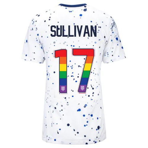 USA Andi Sullivan 2023/24 Home Women's Jersey Rainbow Number