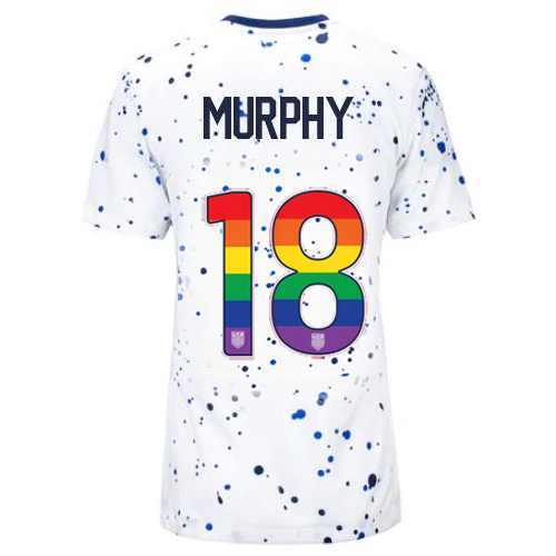 USA Casey Murphy 2023/24 Home Women's Jersey Rainbow Number