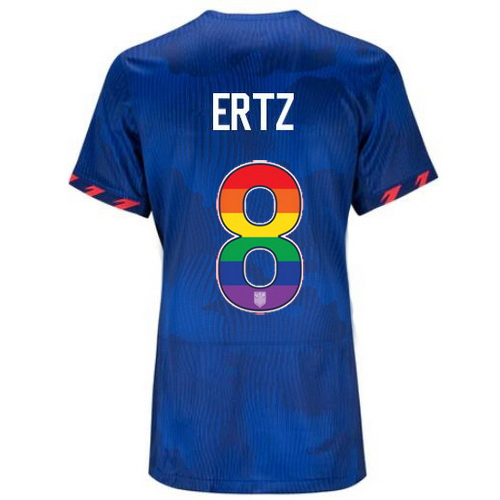 USA Julie Ertz 2023/24 Away Women's Jersey Rainbow Number